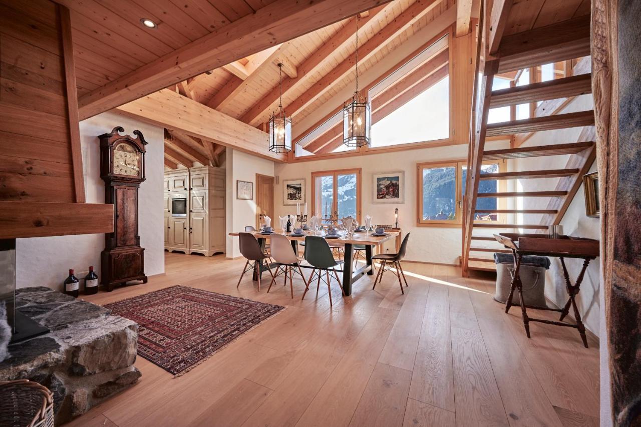 Chalet Baergsunna Penthouse Wengen Extérieur photo