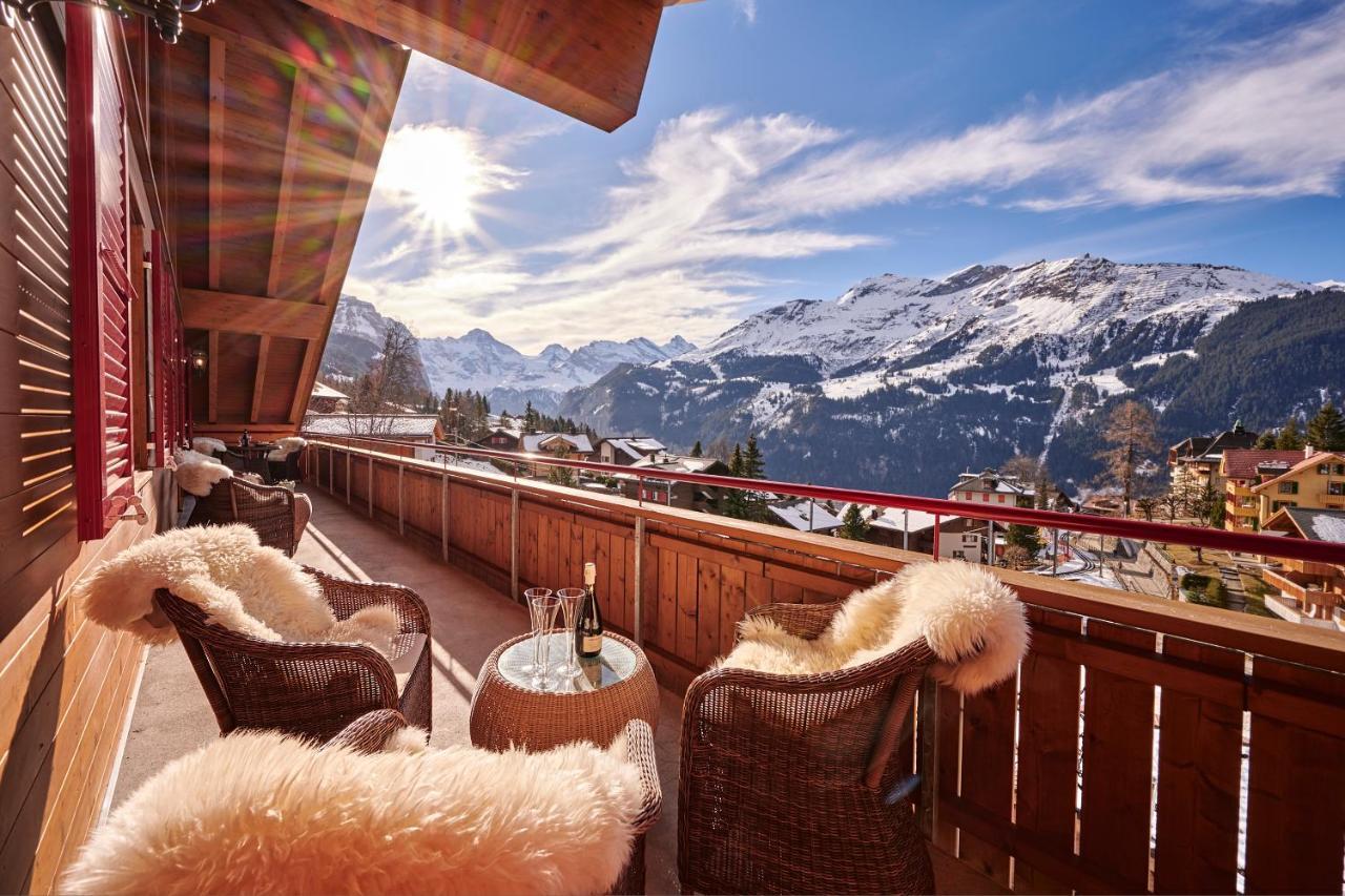 Chalet Baergsunna Penthouse Wengen Extérieur photo