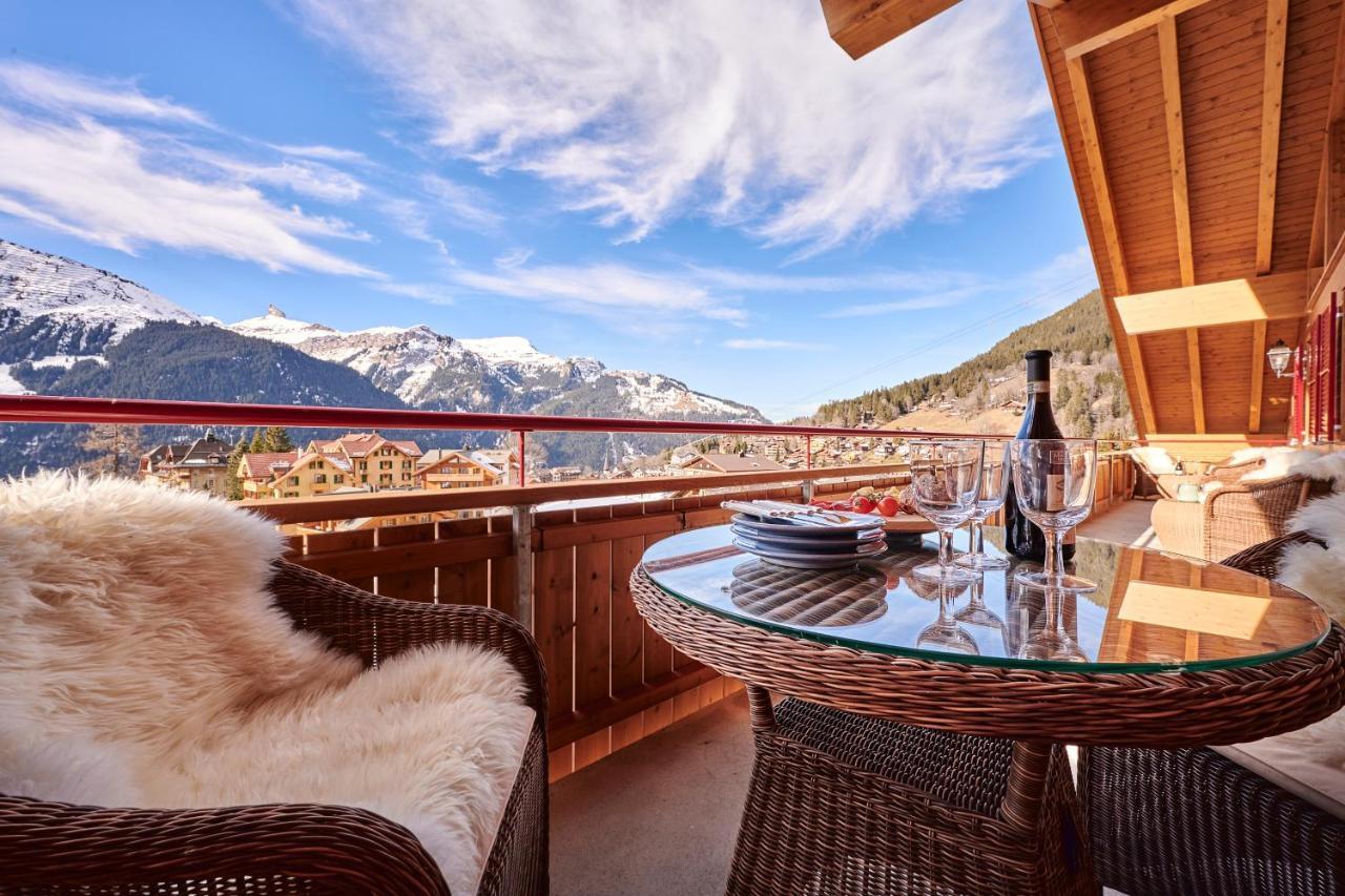Chalet Baergsunna Penthouse Wengen Extérieur photo