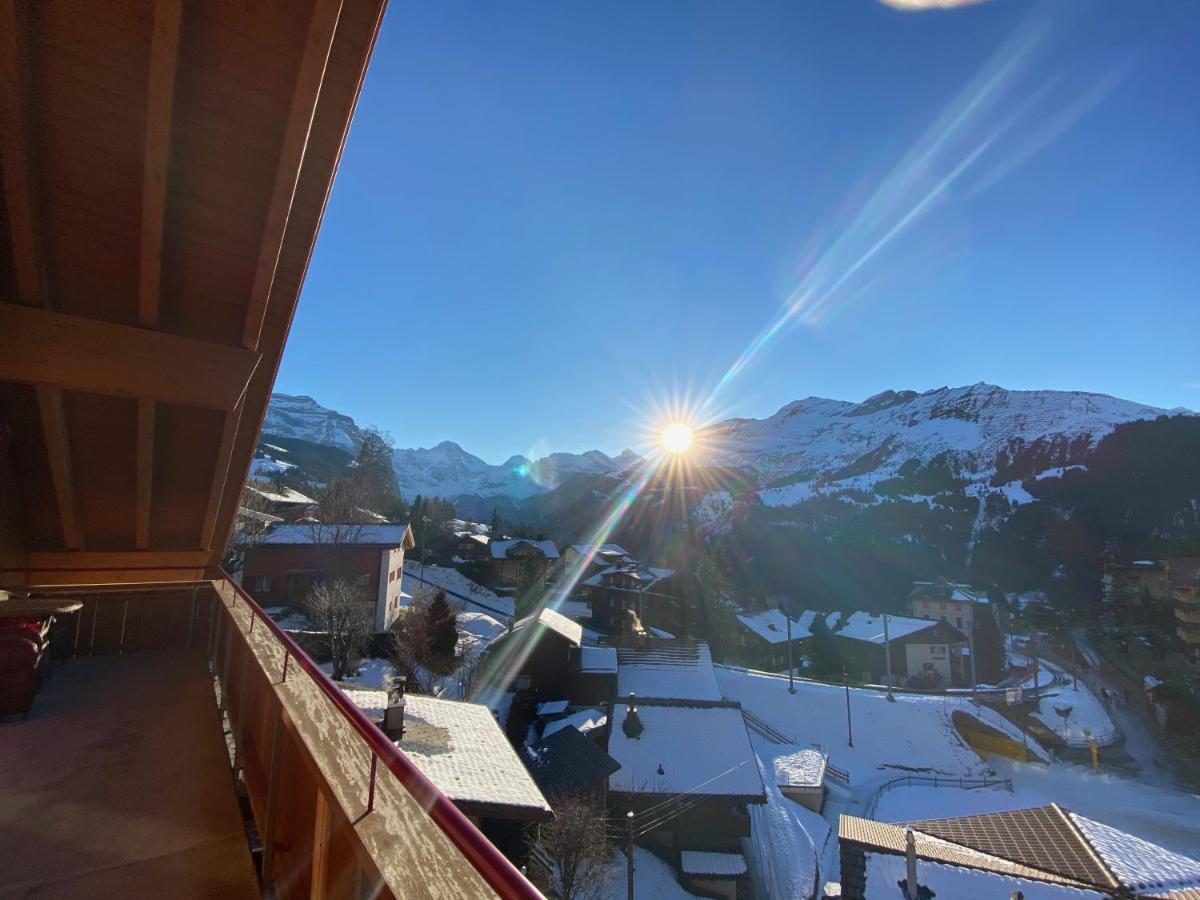 Chalet Baergsunna Penthouse Wengen Extérieur photo